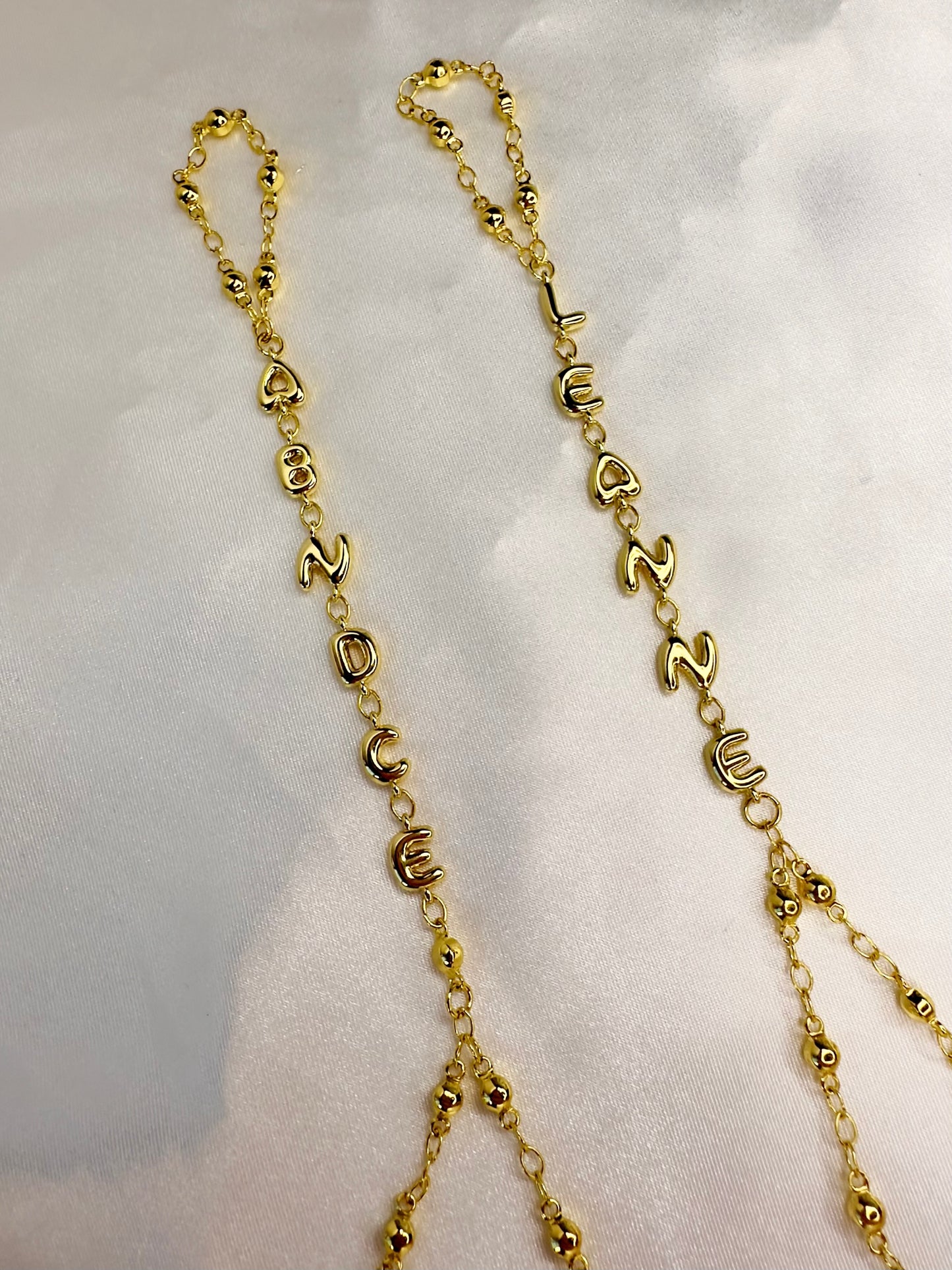 Sugar Script Hand Chain - Custom