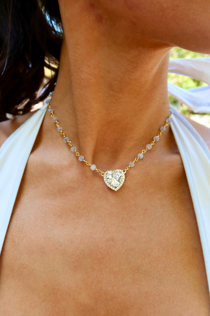 Lover Girl - Rose Quartz Necklace