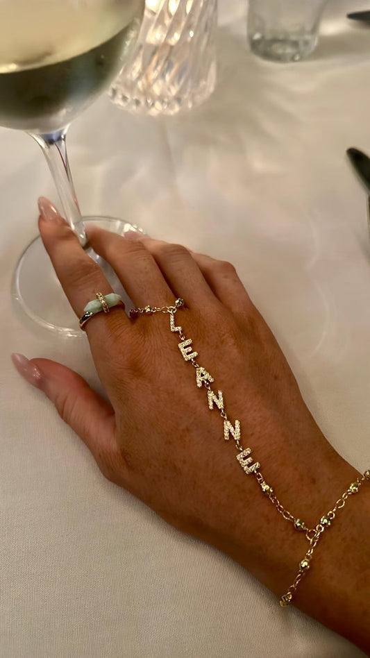 Say My Name Hand Chain - Custom