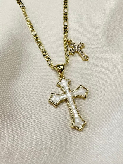 Le Deux Cross Pendent