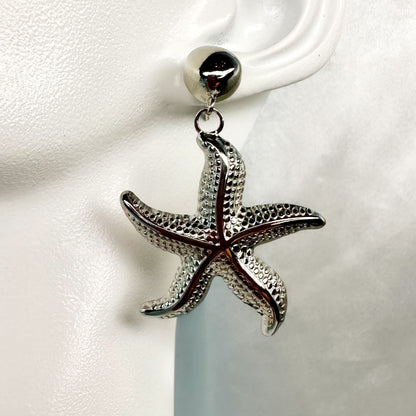 Star of Sea Earrings - Silver