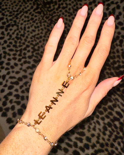 Name Dropper - Custom Hand Chain