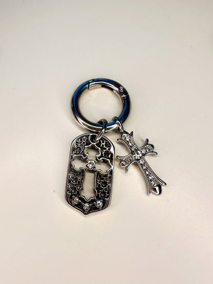 Double Crossed Bag Charm