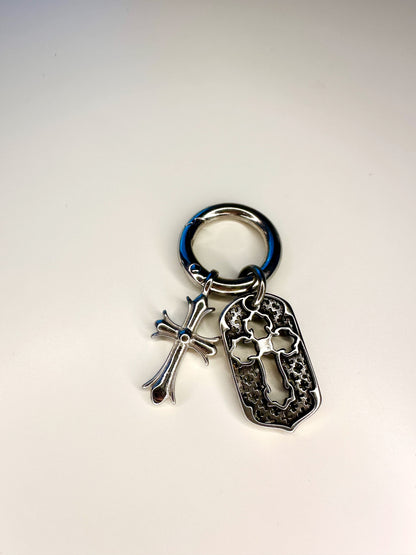 Double Crossed Bag Charm