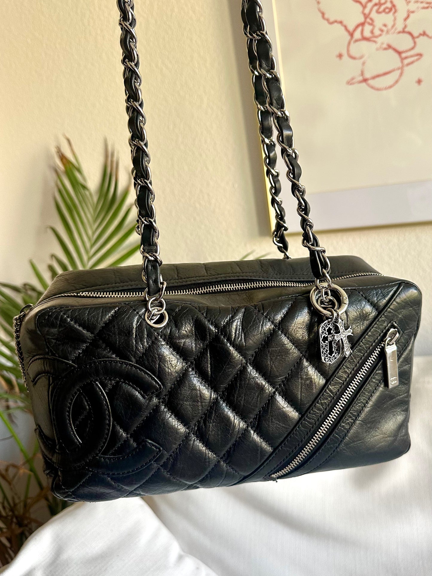 Double Crossed Bag Charm