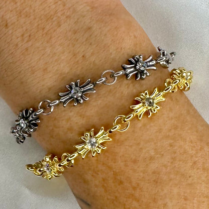 Calabasas Cross Bracelet