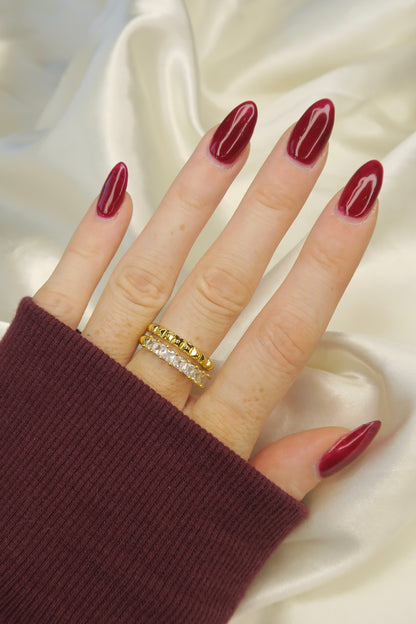 Karat Queen Stacked Ring - Gold