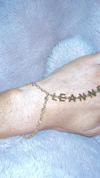 Name Dropper - Custom Hand Chain
